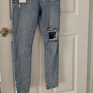 VINTAGE WASHED DENIM OVERALLS